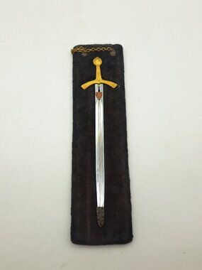 Polish Sword Letter Opener On Stand